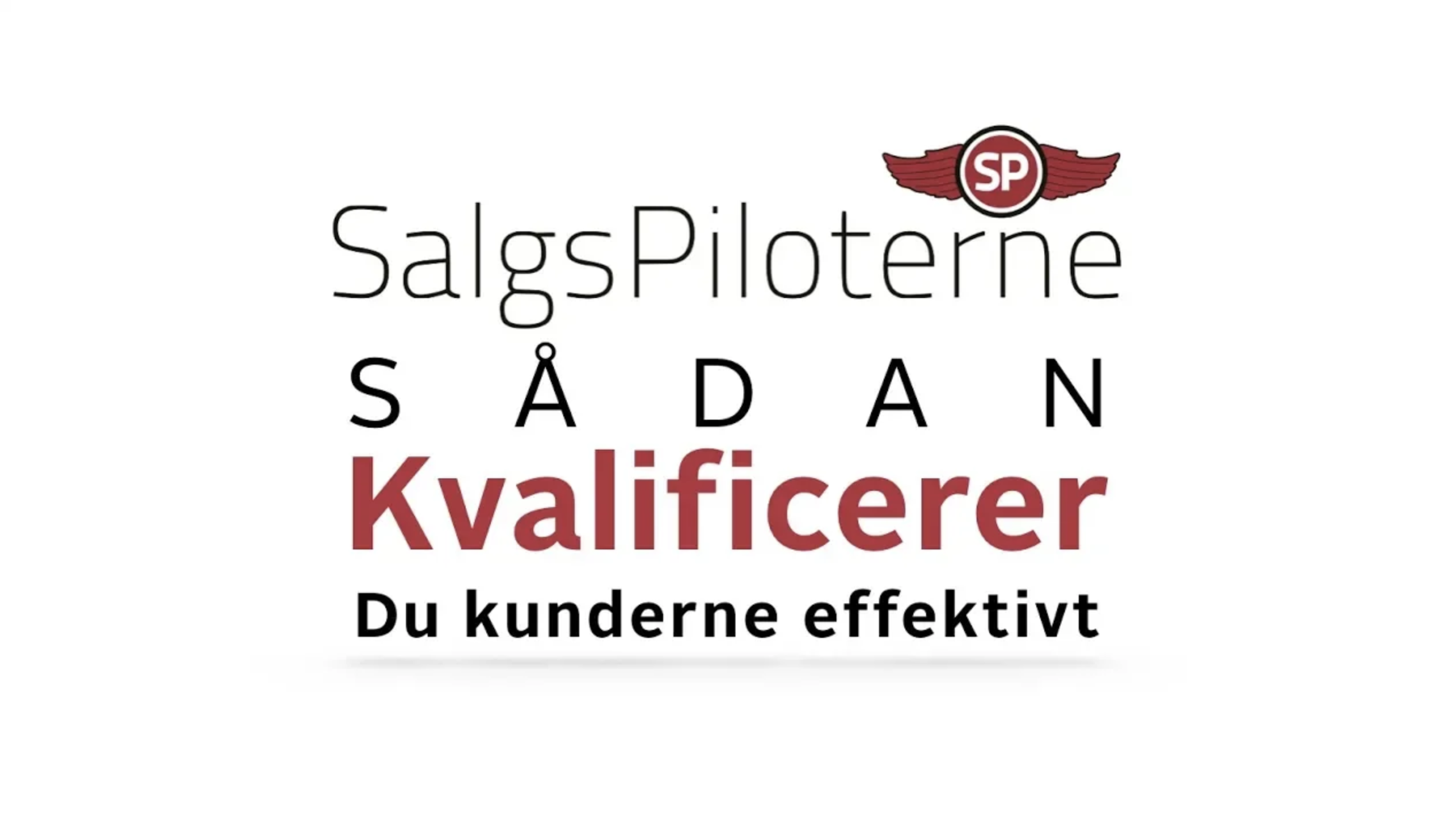 SalgsPiloterne Tony Evald Clausen Salg Sælgere Kundekvalificering