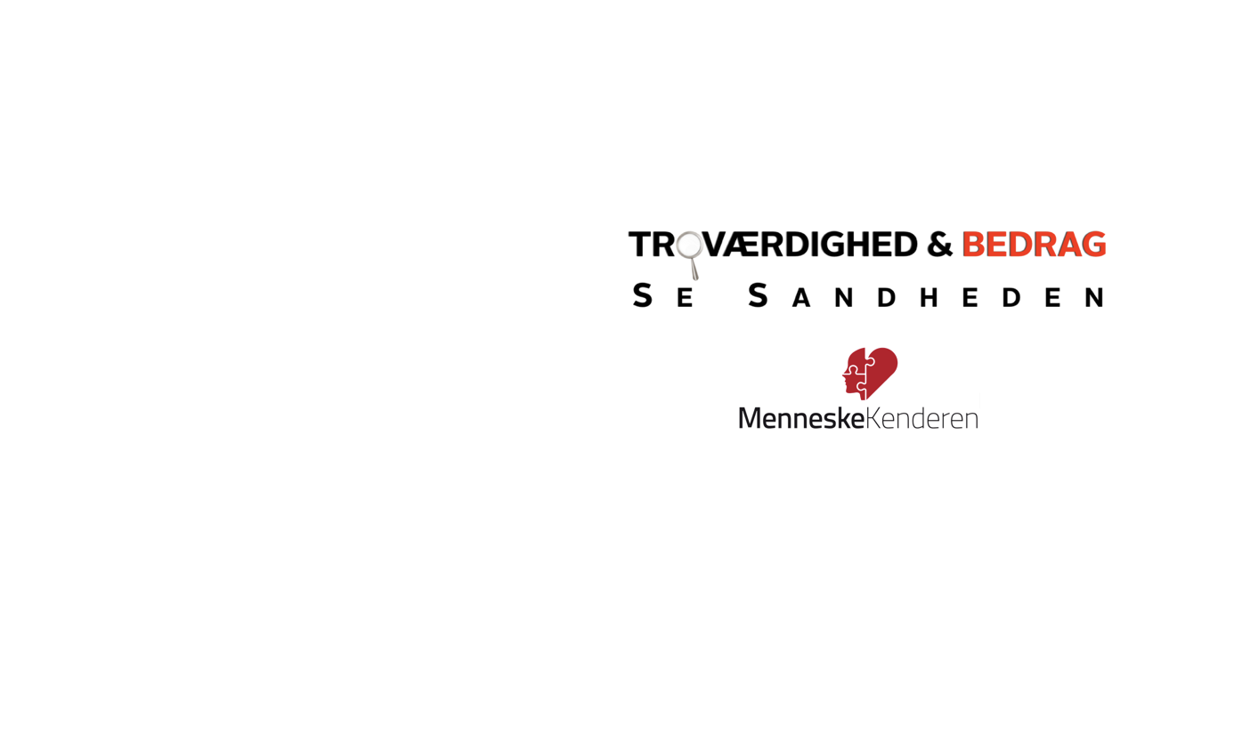 Troværdighed og bedrag uddannelse med MenneskeKenderen