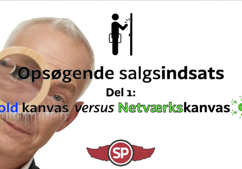 Opsøgende salgsindsats del 1 SalgsPiloterne Tony Evald Clausen salg sælgere